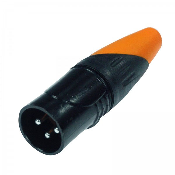 Enova 3-Pin XLR hannkabelkontakt, svart IP67 utendørs