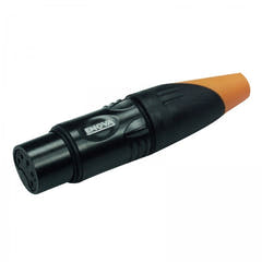 Enova 5-pol hunn XLR-kabelkontakt, svart IP67 Outdoor