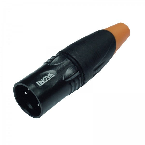 Enova 5-polet XLR-hannkabelkontakt, svart IP67 Outdoor