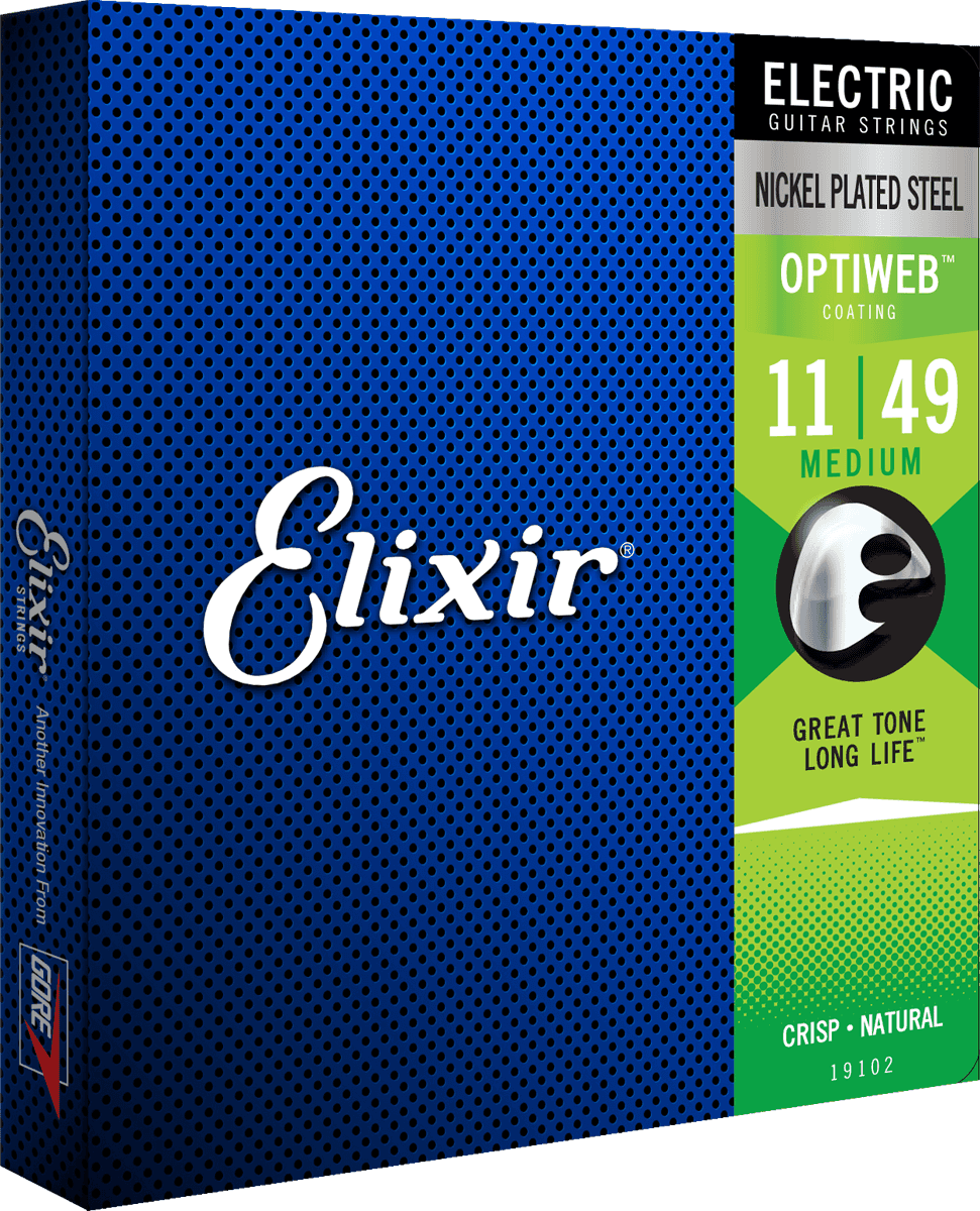 Elixir Optiweb gitarstrenger (medium, 1149)