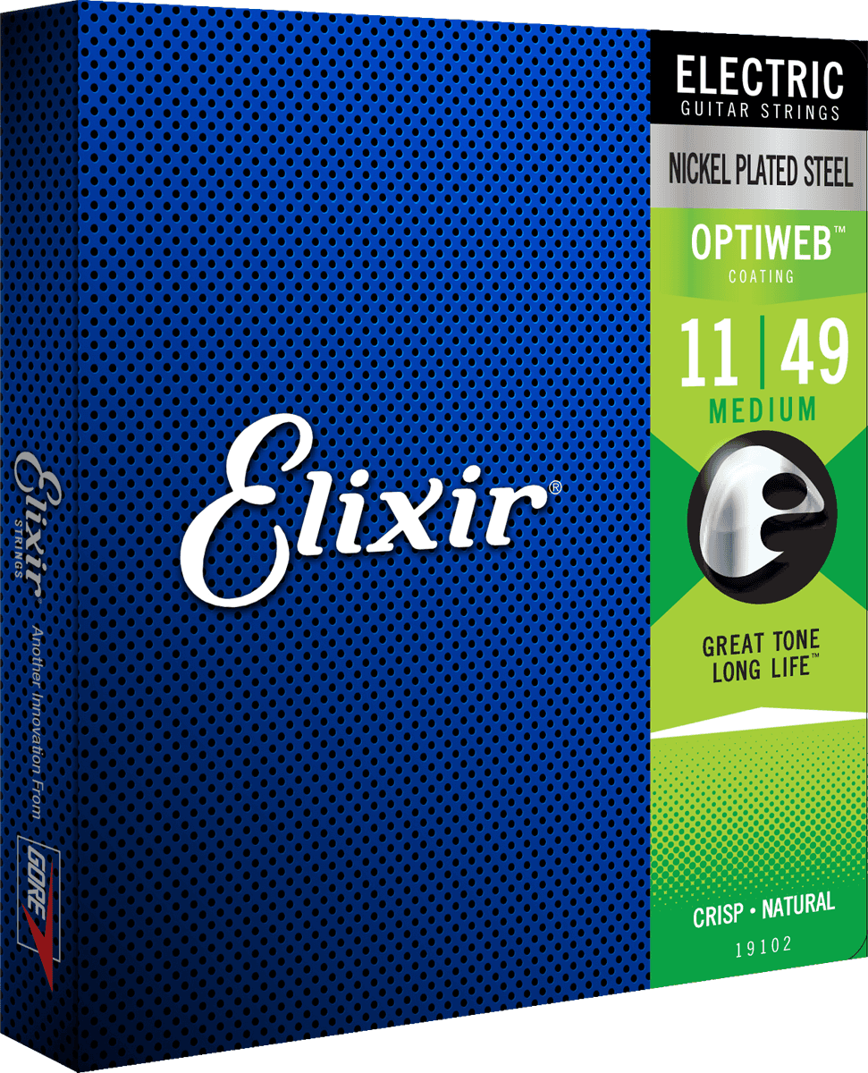 Elixir Optiweb gitarstrenger (medium, 1149)