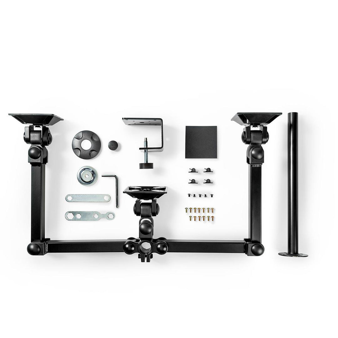 Ergonomisk skjermbrakett for 3 skjermer (14-24")