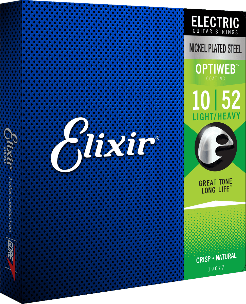 Elixir Optiweb gitarstrenger (lette/tunge, 10-52)