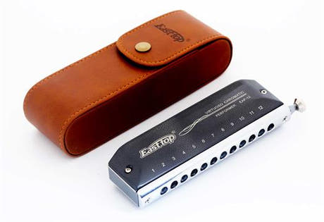Easttop kromatisk munnspill EAP-12 - 12 hull - Tone: A