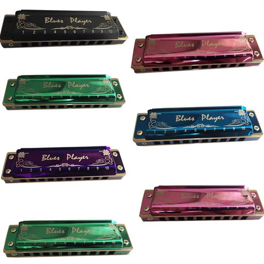 Easttop Blues Player PR020 munnspill - 7 stk. pakke - C, D, Eb, F, G, A, Bb