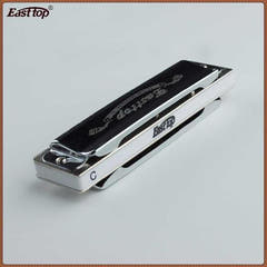 Easttop T008 Blues Harp Munnspill (F, Sølv)