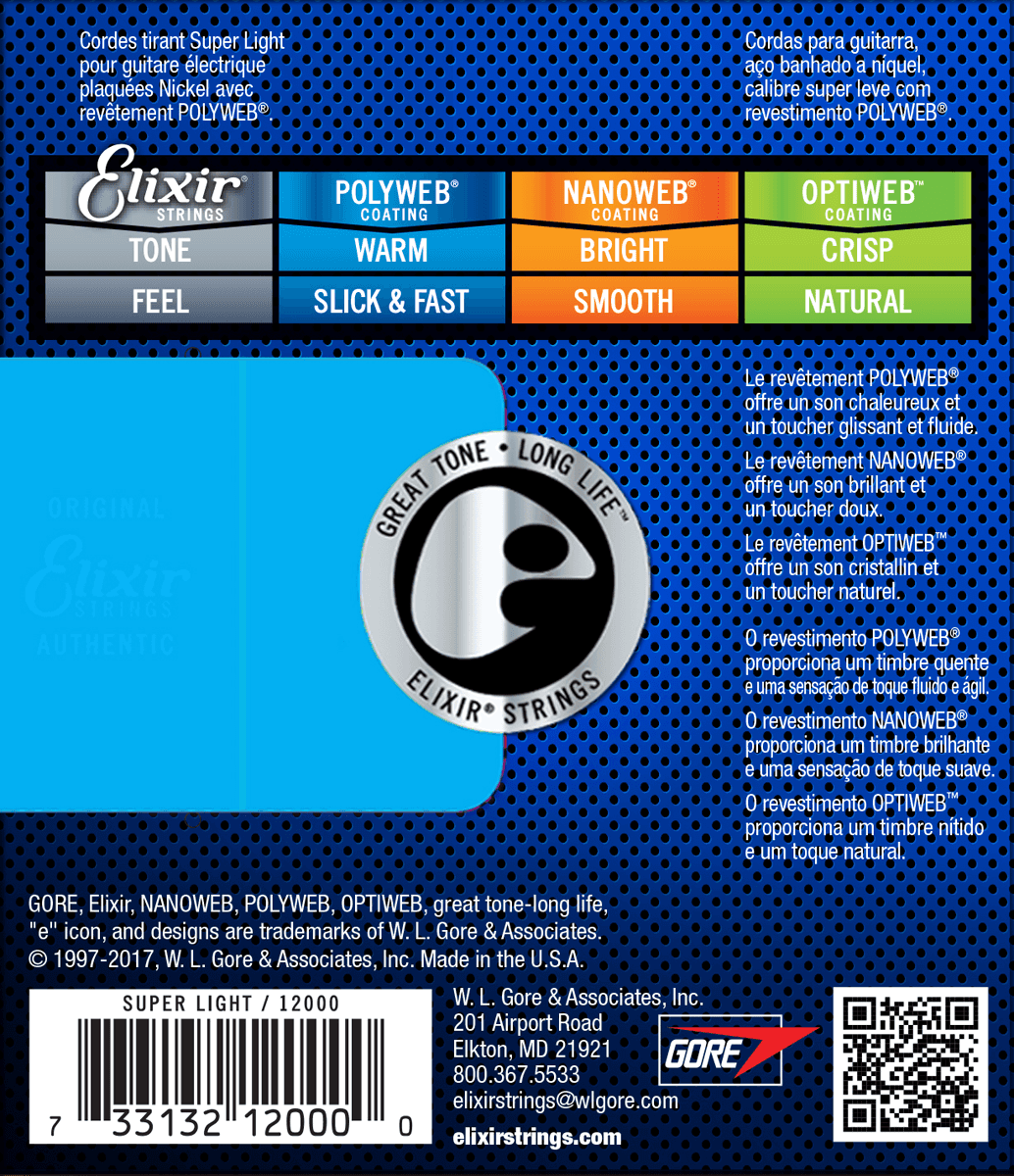 Elixir Polyweb gitarstrenger (Super Light, 09-42)