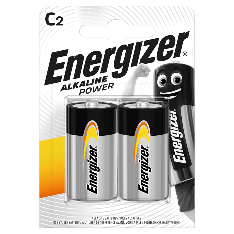 Energizer Power C-batterier (2 stk.)