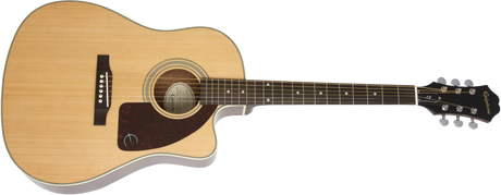 Epiphone AJ-210CE antrekk Western gitar (naturlig)