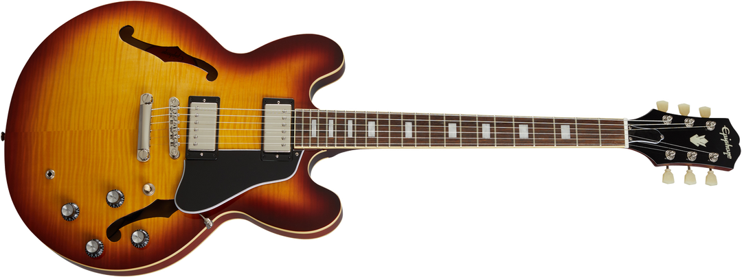 Epiphone ES-335 Figured Elektrisk gitar (Raspberry Tea Burst)
