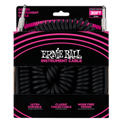 Ernie Ball 6044 gitarkabel (svart, 9m)