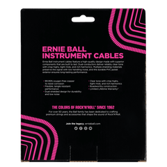 Ernie Ball 6044 gitarkabel (svart, 9m)