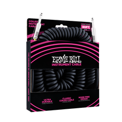Ernie Ball 6044 gitarkabel (svart, 9m)