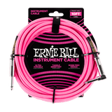 Ernie Ball 6078 gitarkabel (rosa, 3m)