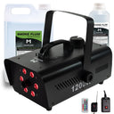 Marconi 1200W 6 LED Røykmaskin Bundle