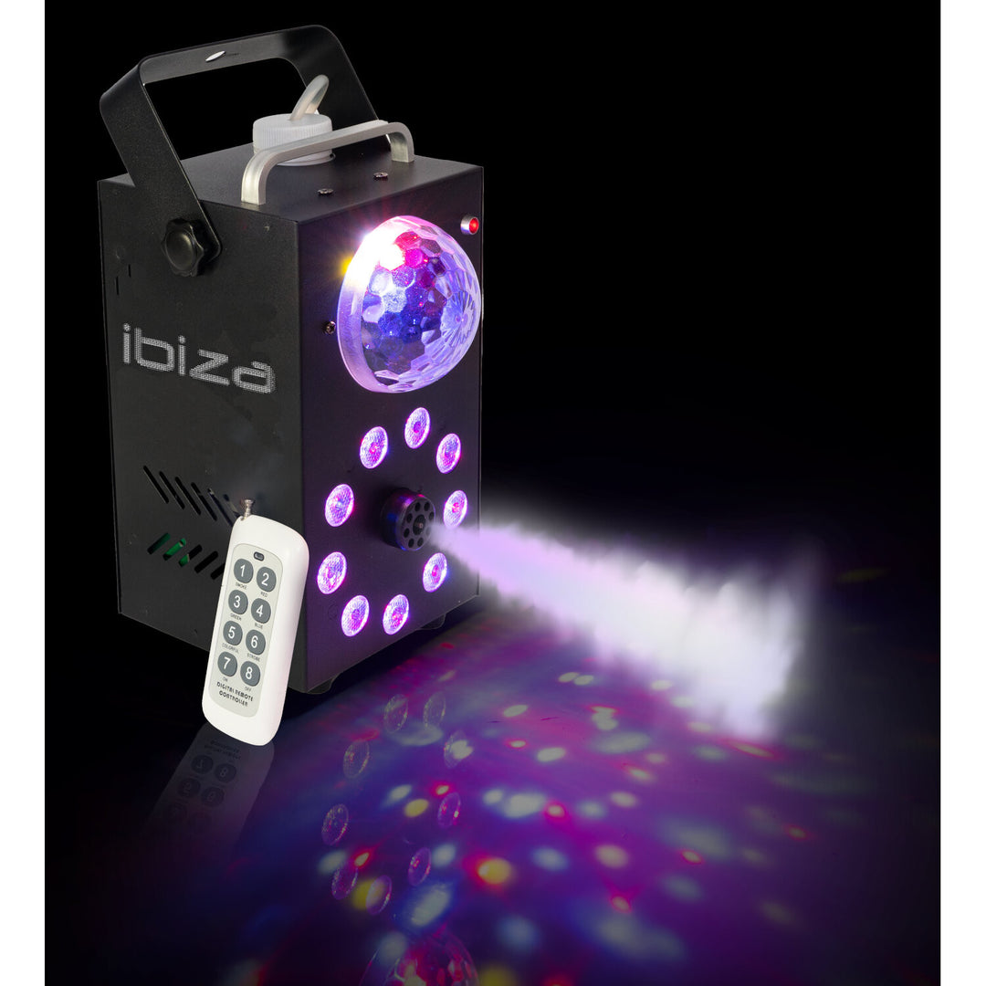 Ibiza Røykmaskin med RGB og Astro Effekt (700W)