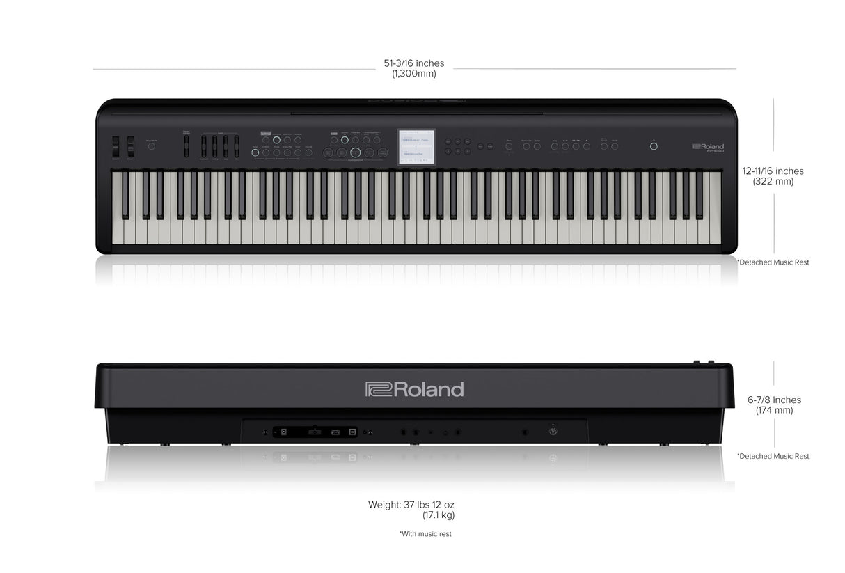 Roland FP-E50 digitalpiano (svart)