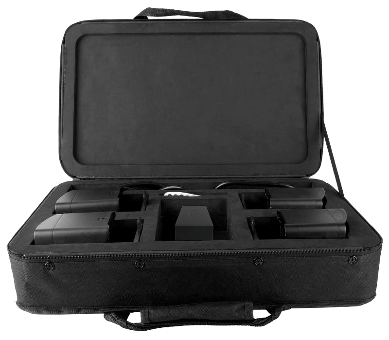 Chauvet FREEDOM H1 Batterilampe 4 stk. m. Veske (svart) 