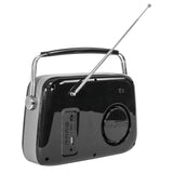 Madison Retro Radio med Bluetooth og FM (svart)