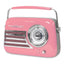Madison Retro Radio med Bluetooth og FM (rosa)