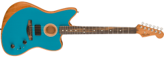 Fender American Acoustasonic Jazzmaster elektrisk gitar (Ocean Turquoise )