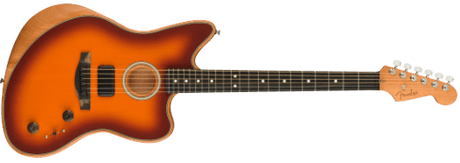 Fender American Acoustasonic Jazzmaster elektrisk gitar ( Tobacco Sunburst )