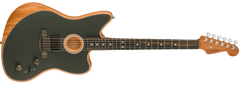 Fender American Acoustasonic Jazzmaster elektrisk gitar (Tungsten)