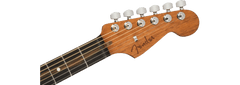 Fender American Acoustasonic Jazzmaster elektrisk gitar (Tungsten)