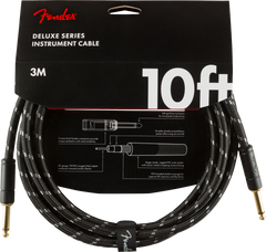 Fender Deluxe gitarkabel ( Black tweed, 3m)