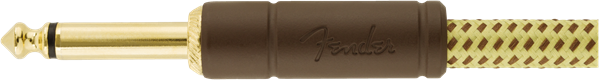 Fender Deluxe gitarkabel vinkelplugg (Tweed, 3m)