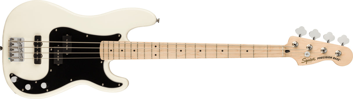 Fender Squier Affinity Precision elektrisk bass (olympisk hvit)