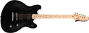 Fender Squier Contemporary Active Starcaster elektrisk gitar ( Flat Black )