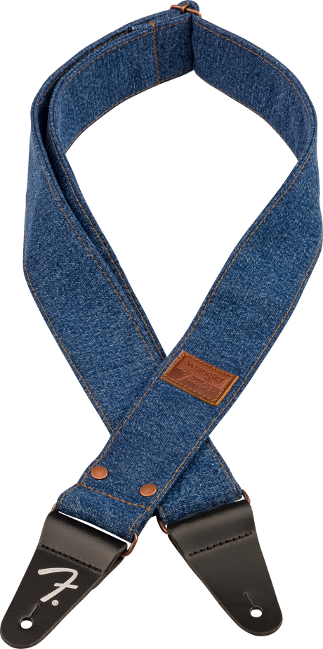 Fender x Wrangler Denim gitarstropp (Indigo, 2")