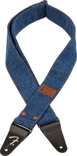 Fender x Wrangler Denim gitarstropp (Indigo, 2")
