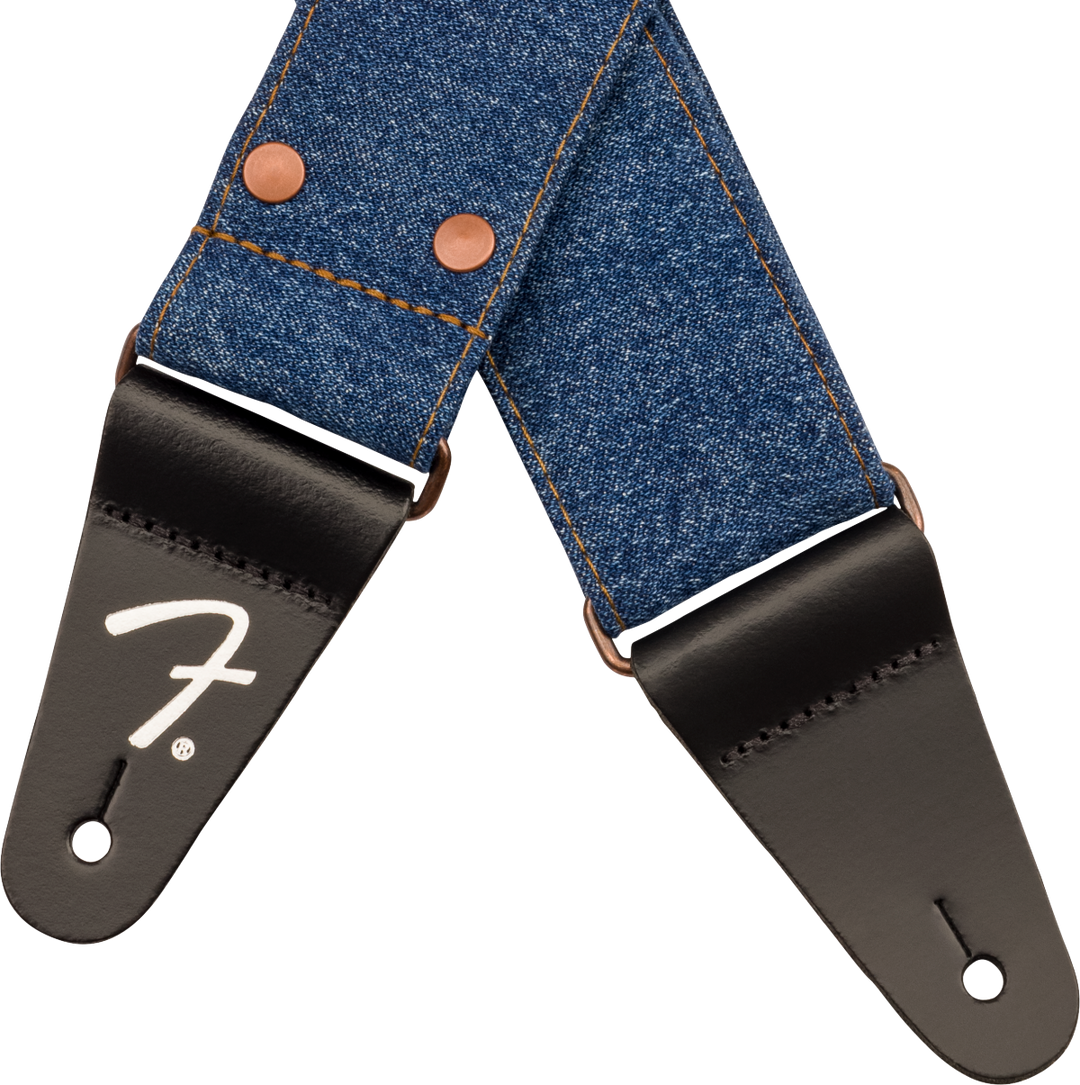 Fender x Wrangler Denim gitarstropp (Indigo, 2")