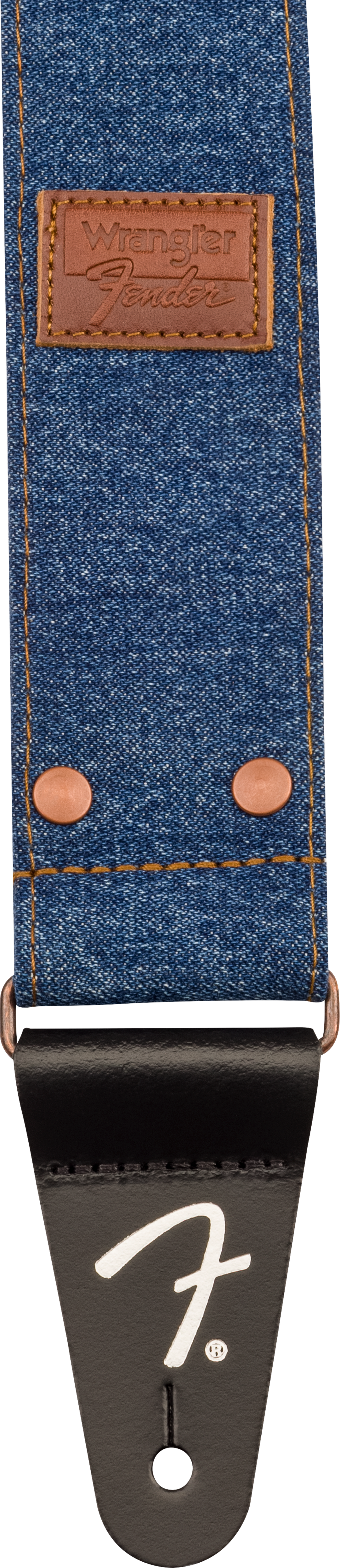 Fender x Wrangler Denim gitarstropp (Indigo, 2")