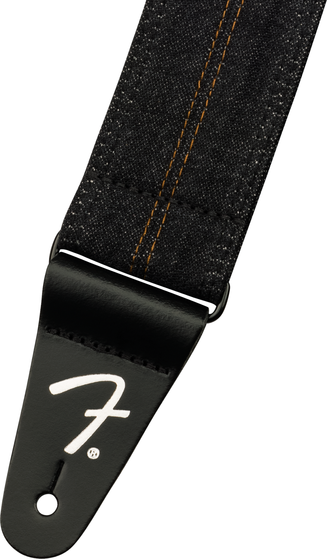 Fender x Wrangler Denim gitarstropp (vasket Black sting, 2")