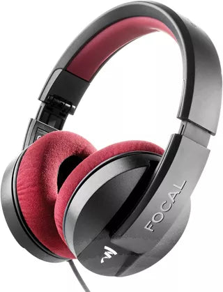 Focal Listen Professional DJ hodetelefoner (svart/rød)