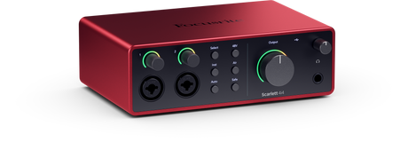 Focusrite Scarlett 4i4 4. generasjons lydkort