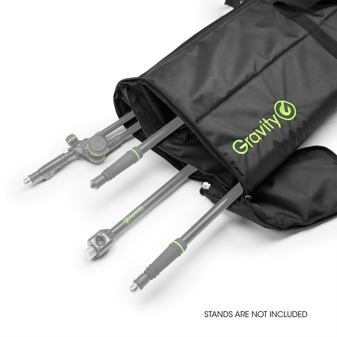 Gravity BG MS PB 4 B - Transportveske for 4 mikrofonstativer med platefot