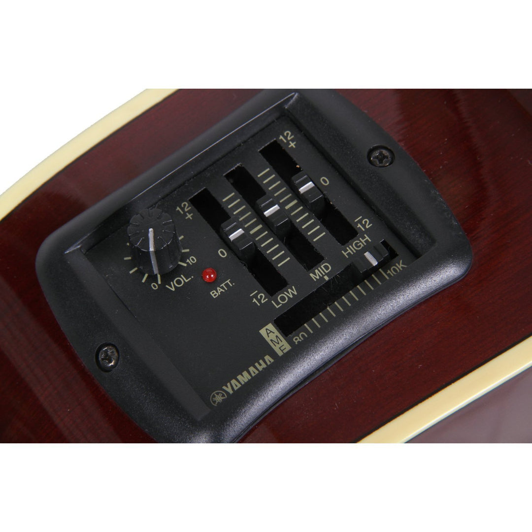 Yamaha FX370C elektronisk akustisk gitar (svart)