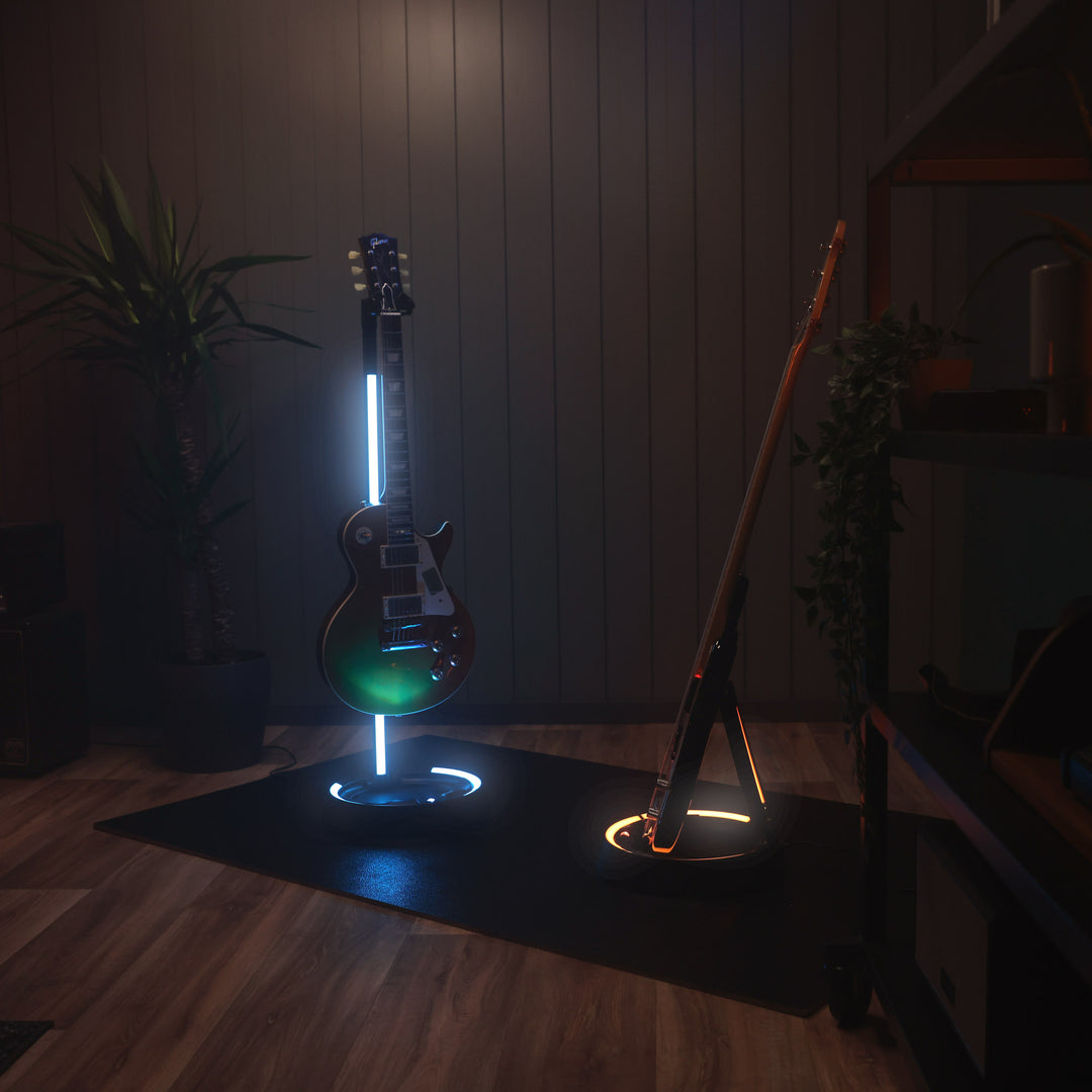 Gravity GS LS 01 NH B - Gitarer GLOW-STAND®, Neckhug
