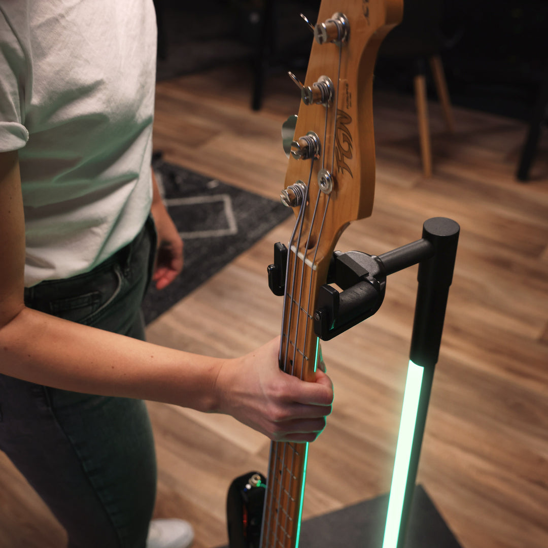 Gravity GS LS 01 NH B - Gitarer GLOW-STAND®, Neckhug