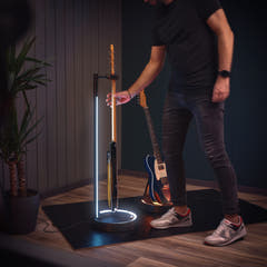 Gravity GS LS 01 NH B - Gitarer GLOW-STAND®, Neckhug