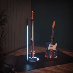 Gravity GS LS 01 NH B - Gitarer GLOW-STAND®, Neckhug