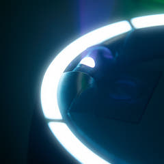 Gravity GS LS 01 NH B - Gitarer GLOW-STAND®, Neckhug