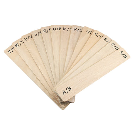Kryssfiner Dividers til plater (13 stk.) (A-Z)