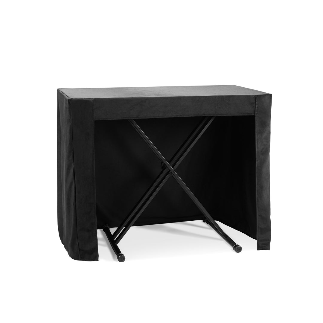 Gravity KSX 2 RD SET 1 - X-formet keyboardstativ med dobbel støtte og støttebord, sett 1