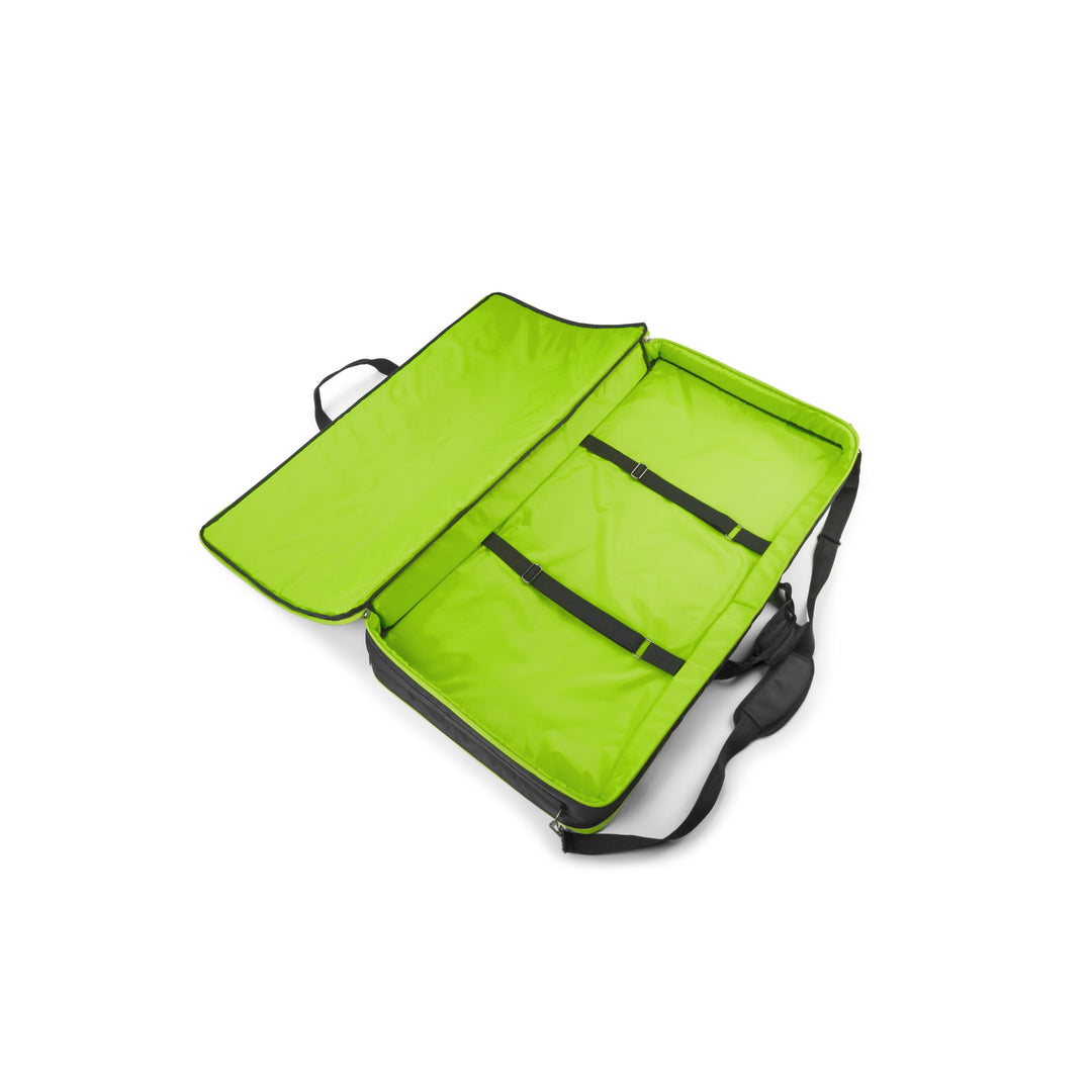 Gravity KSX 2 RD SET 1 - X-formet keyboardstativ med dobbel støtte og støttebord, sett 1