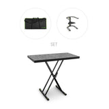 Gravity KSX 2 RD SET 2 - Dobbelt X-formet keyboardstativ og støttebord, sett 2
